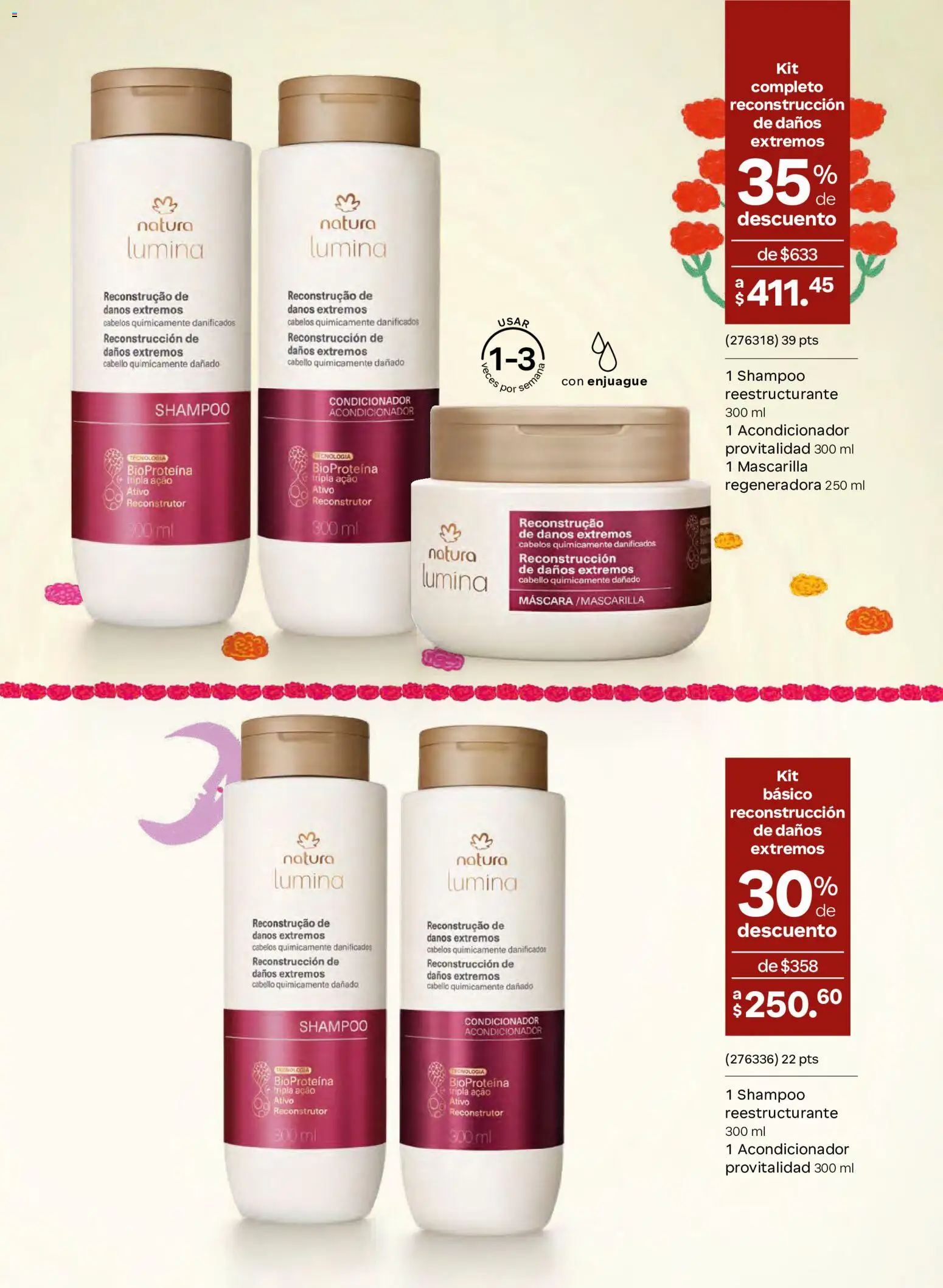 Nuevas ofertas de Natura válidas en toda la República Mexicana desde el 02/10/2026. ¡Encuentra las mejores ofertas en Natura campaña  15 2026! | Página: 135 | Productos: Máscara, Shampoo, Mascarilla, Acondicionador