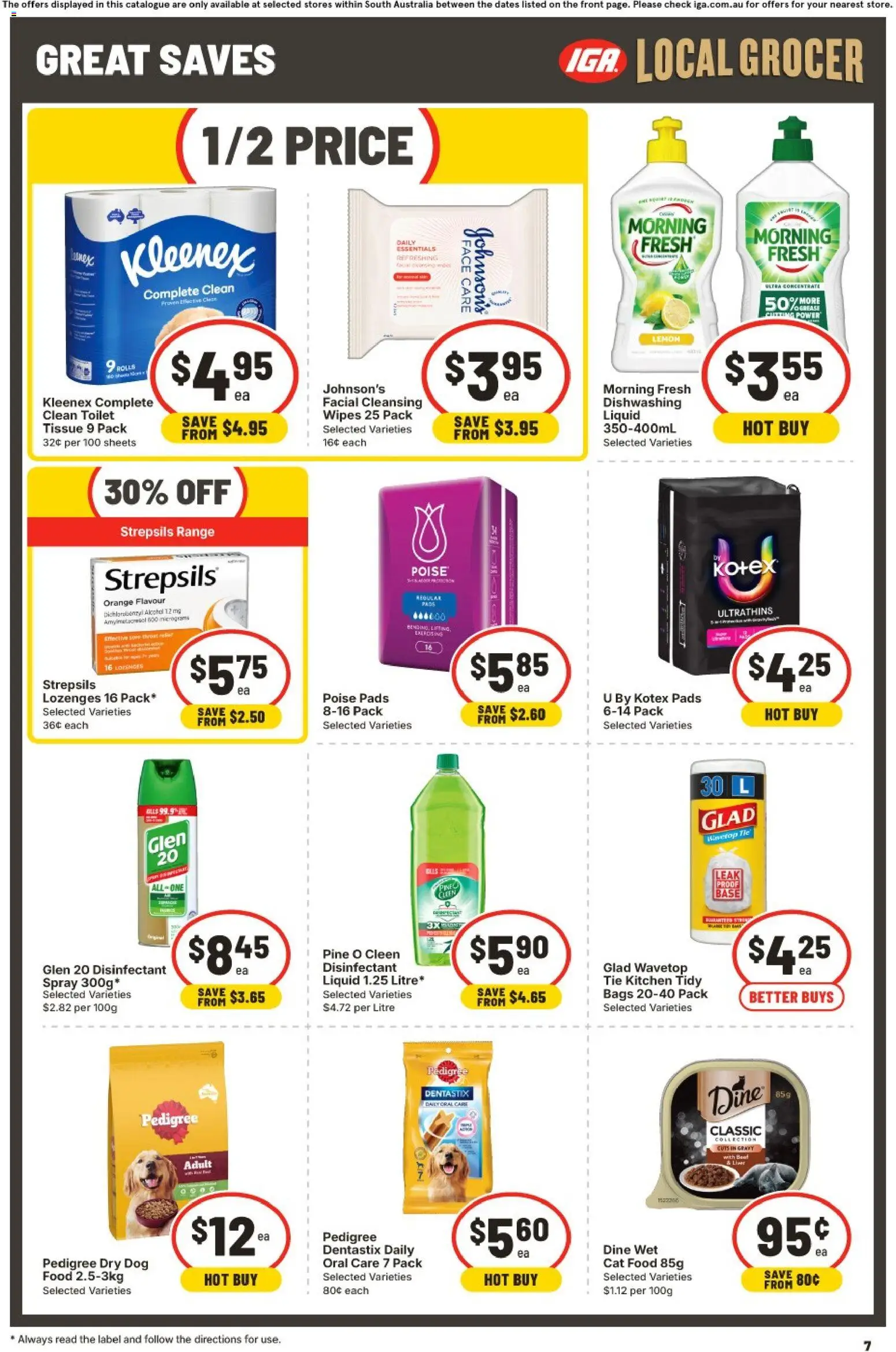 IGA catalogue - valid from 30/09/2026 | Page: 7 | Products: Toilet, Alcohol, Beef, Lemon