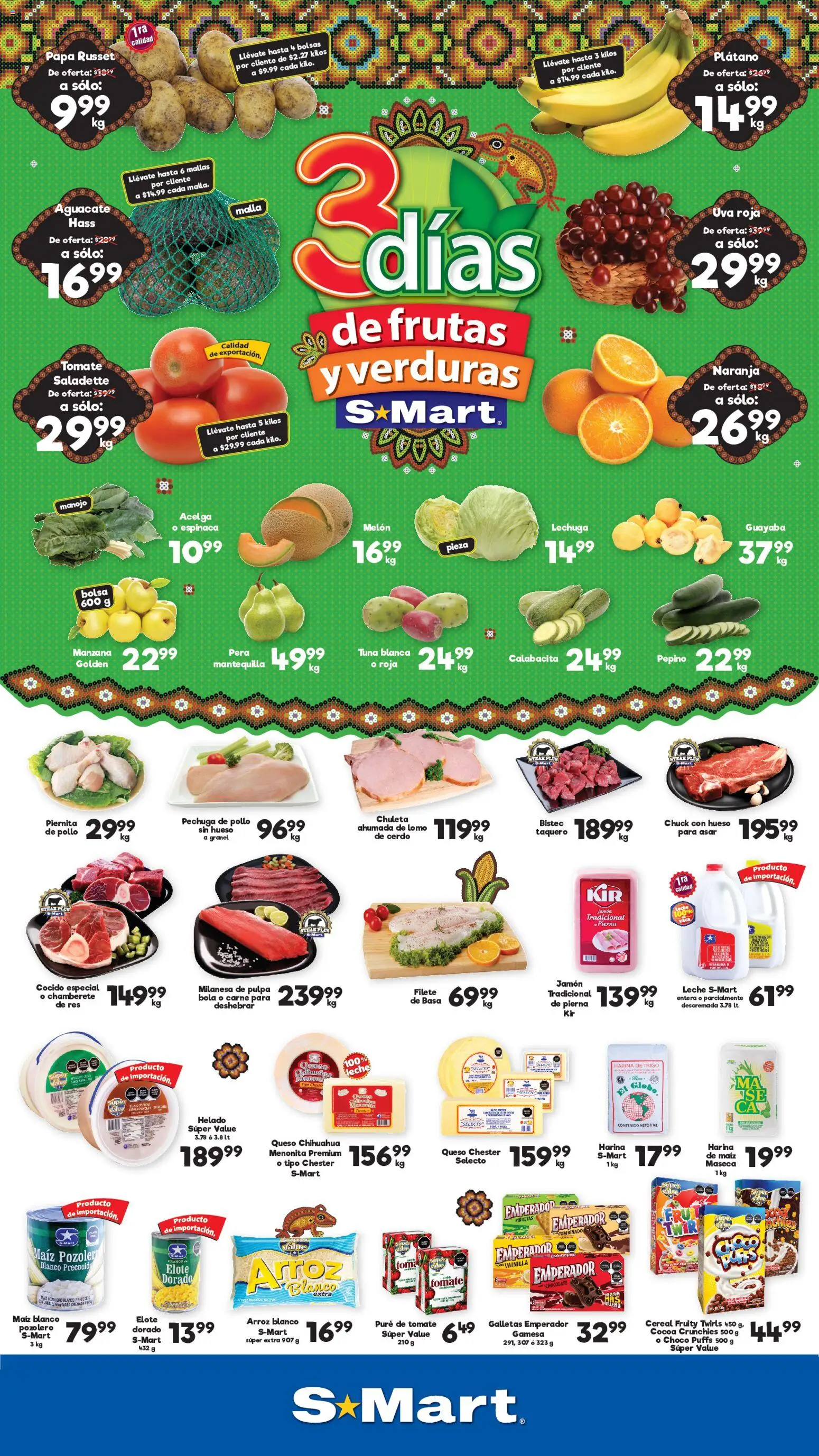 Nuevas ofertas de S-Mart válidas en toda la República Mexicana desde el 15/09/2026. ¡Encuentra las mejores ofertas en S-Mart folleto! | Página: 1