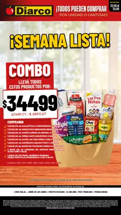 Vista previa Diarco - Semana Lista válido desde el 22/06/2026