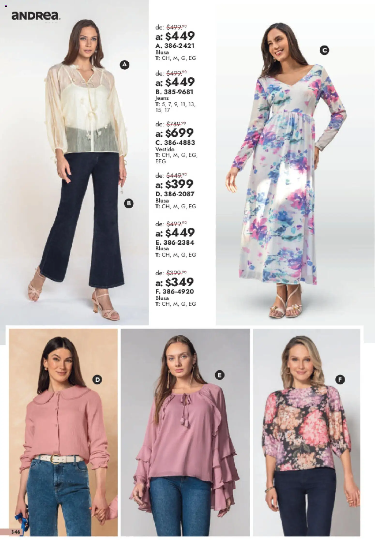 Nuevas ofertas de Andrea válidas en toda la República Mexicana desde el 26/07/2026. ¡Encuentra las mejores ofertas en Andrea catálogo Outlet! | Página: 346