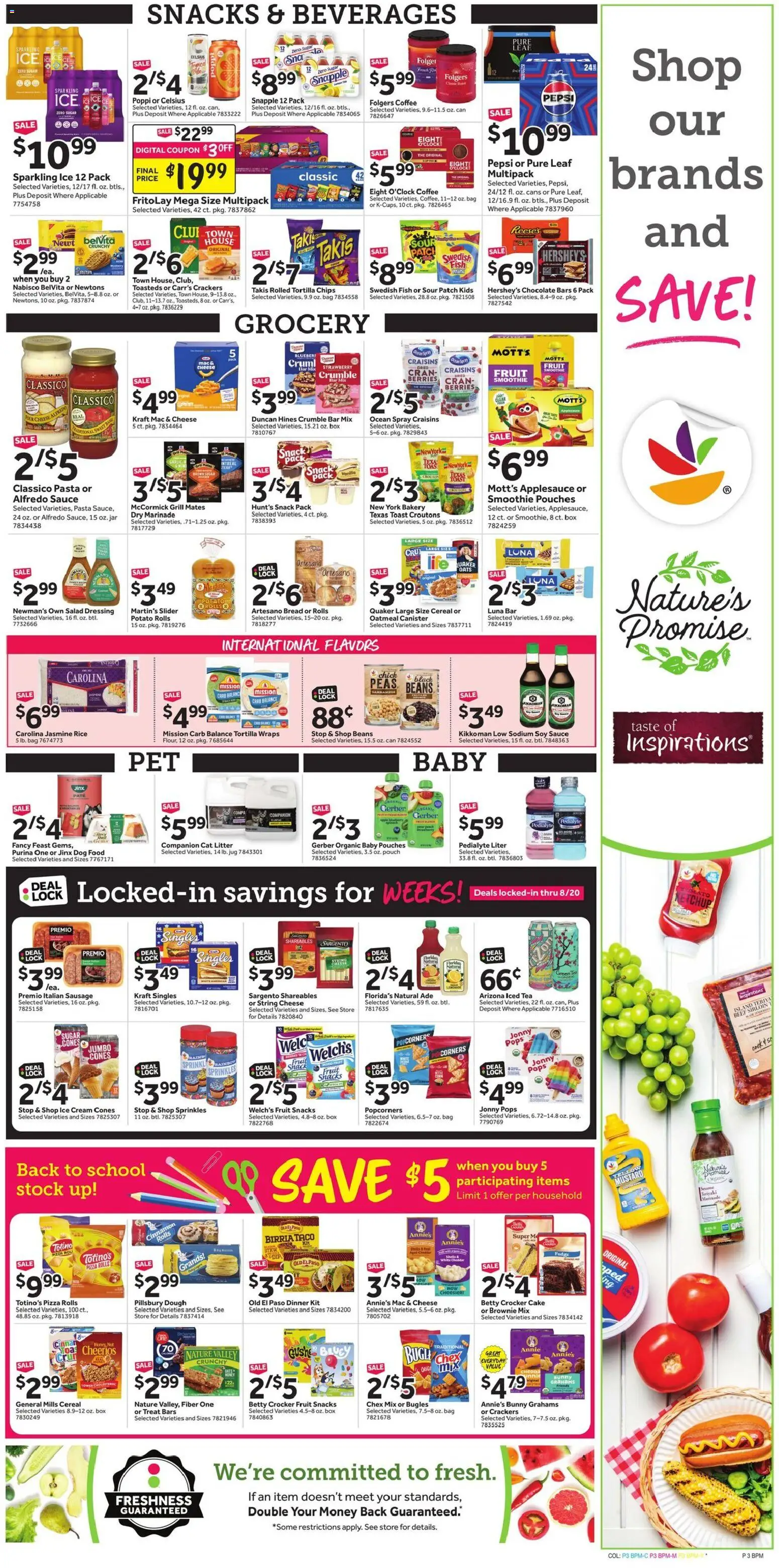 Stop & Shop Weekly Circular - CT - valid from 07/31/2026 | Page: 5 | Products: Tea, Chips, Salad, Garlic