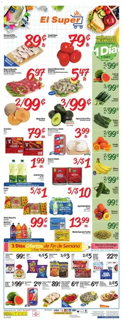 Preview of El Super weekly ads valid from 07/29/2026