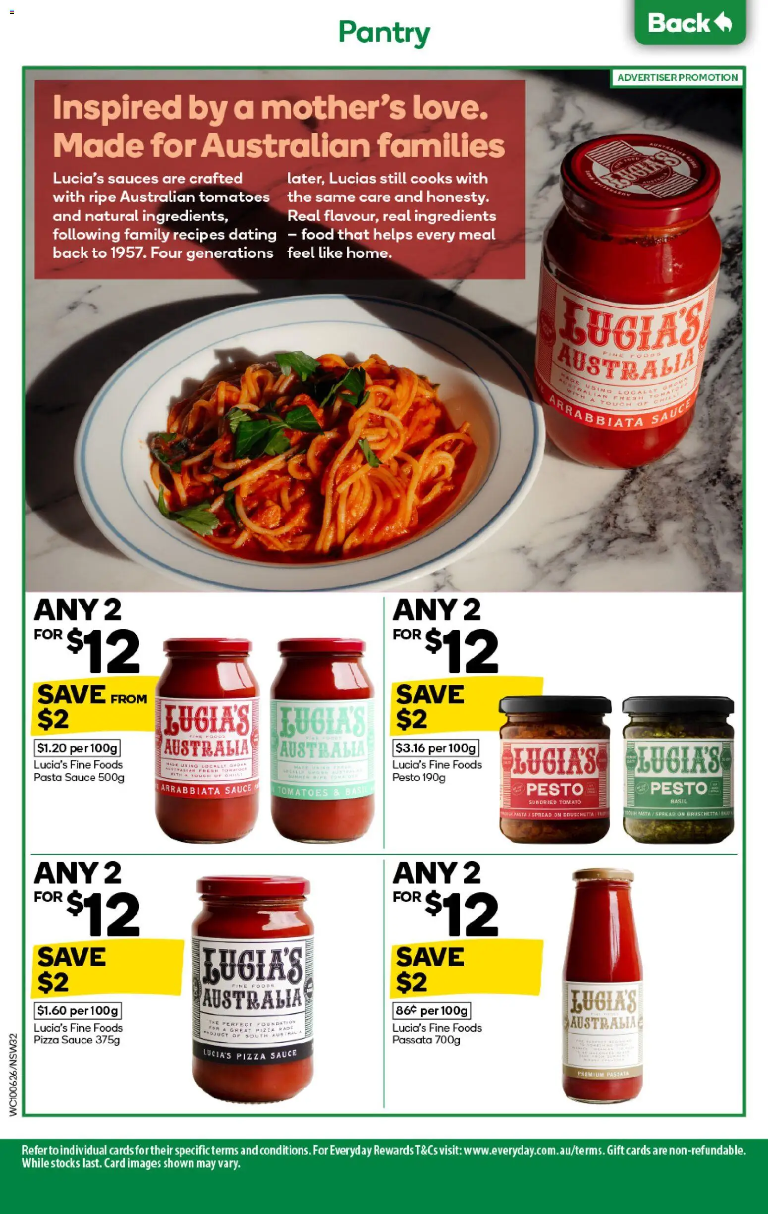 Woolworths catalogue - valid from 10.06.2026 | Page: 32 | Products: Pizza, Tomatoes, Sauce, Foundation
