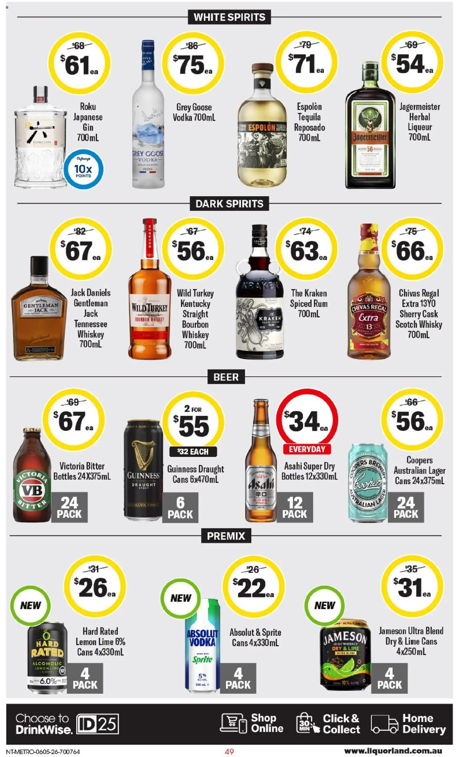 Coles catalogue - valid from 06.05.2026 | Page: 50 | Products: Bourbon, Whiskey, Scotch, Herbal