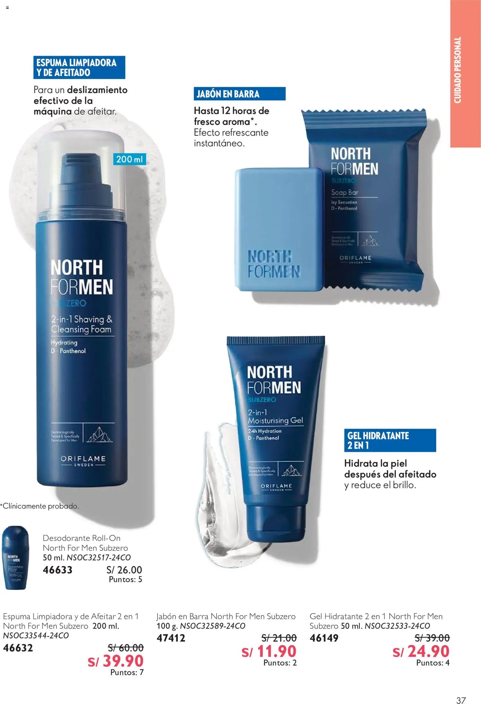 Catálogo Oriflame válido desde 01/08/2026 | Página: 37 | Productos: Jabón, Desodorante