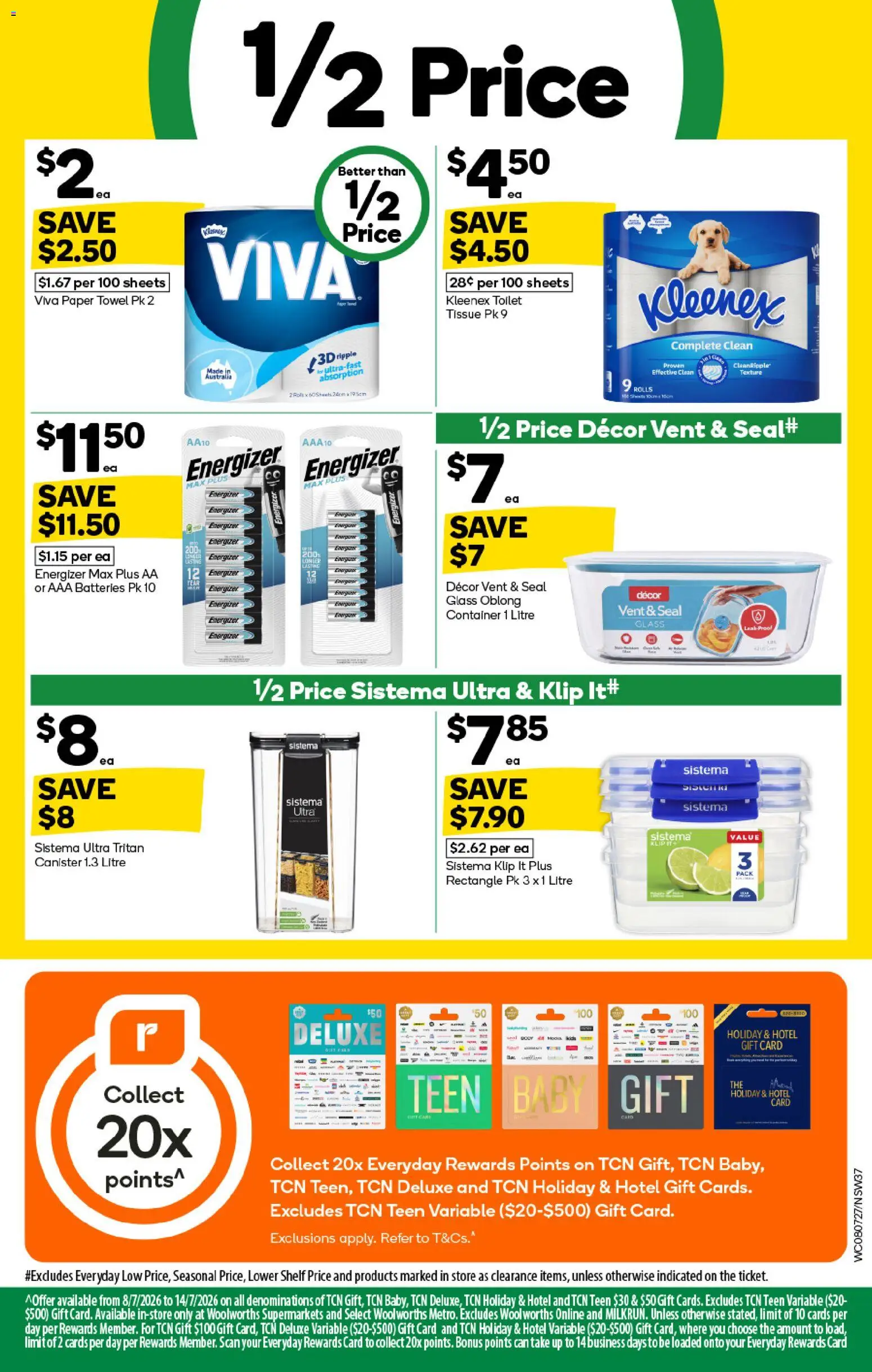 Woolworths catalogue - valid from 08/07/2026 | Page: 37 | Products: Shelf, Decor, Batteries