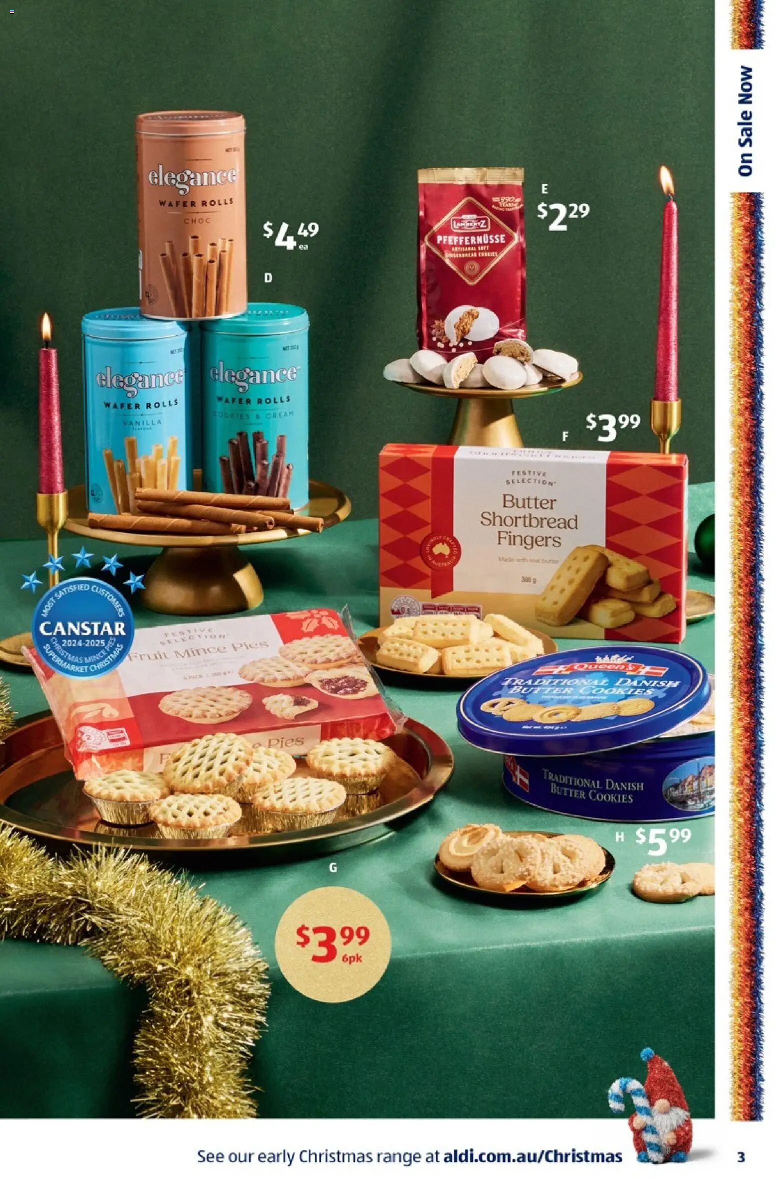 Aldi catalogue - valid from 30/09/2026 | Page: 3 | Products: Butter, Gingerbread, Pies, Vanilla