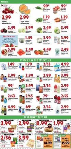 Preview of Festival Foods weekly ads valid from 07/29/2026 | Page: 2 | Products: Cantaloupes, Bath, Sauce, Cauliflower