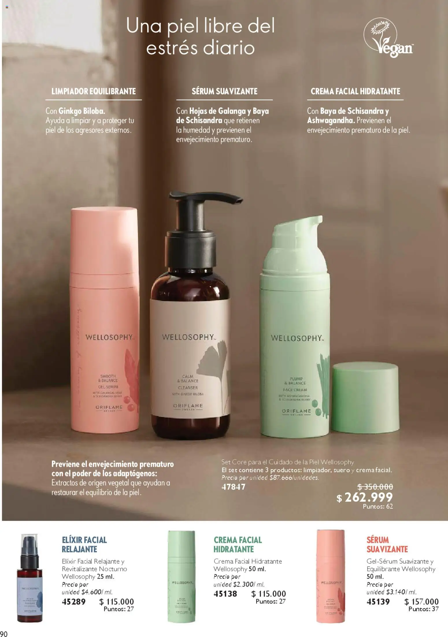 Oriflame revista - valida desde el 28.03.2026 | Página: 90 | Productos: Crema, Serum, Suavizante, Limpiador