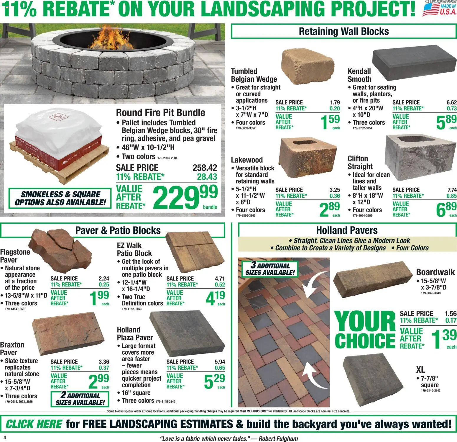 Menards - Weekly Ad - valid from 08/05/2026 | Page: 7 | Products: Pea
