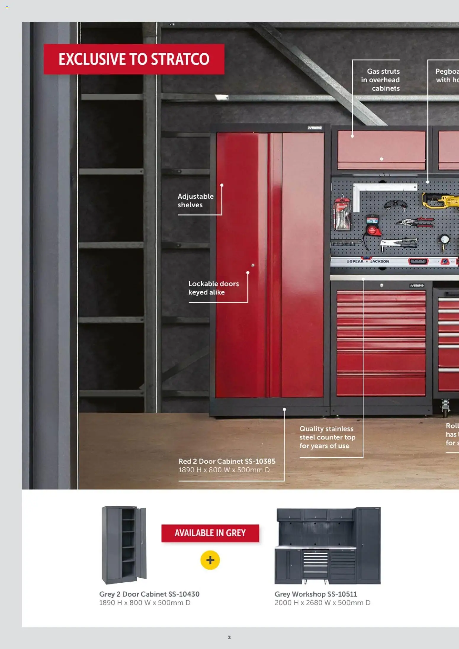 Stratco catalogue - valid from 10/08/2026 | Page: 2 | Products: Cabinet, Door