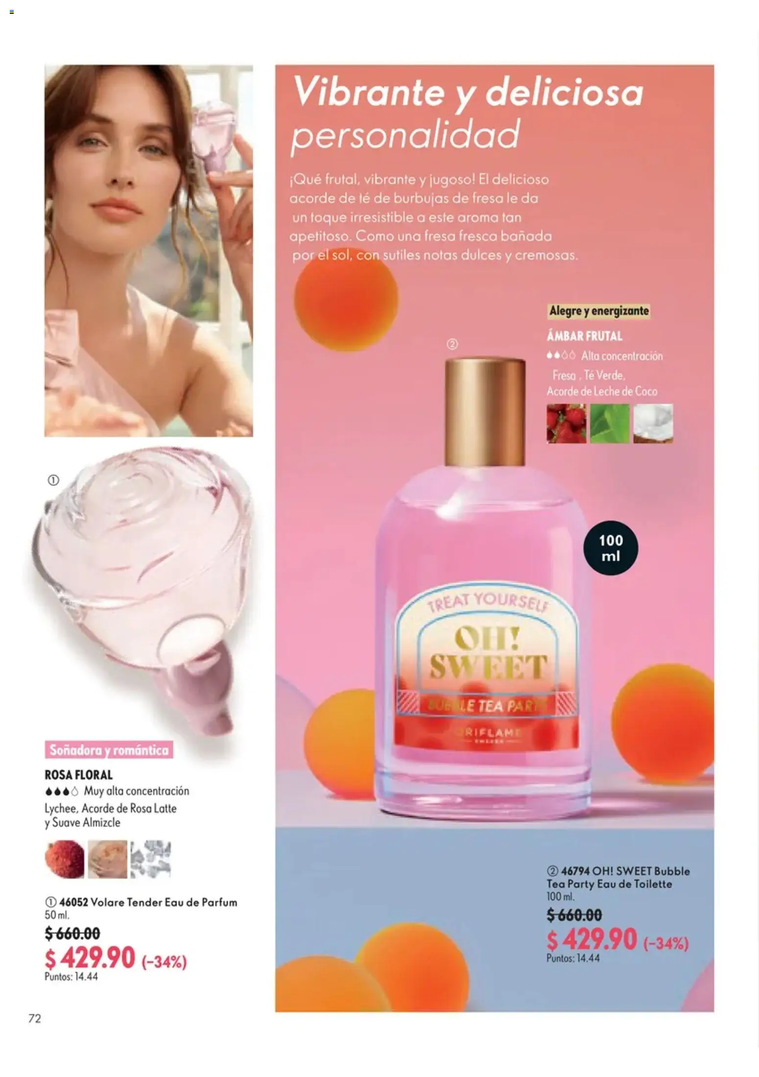 Nuevas ofertas de Oriflame válidas en toda la República Mexicana desde el 12/09/2026. ¡Encuentra las mejores ofertas en Oriflame campaña 13 2026! | Página: 72