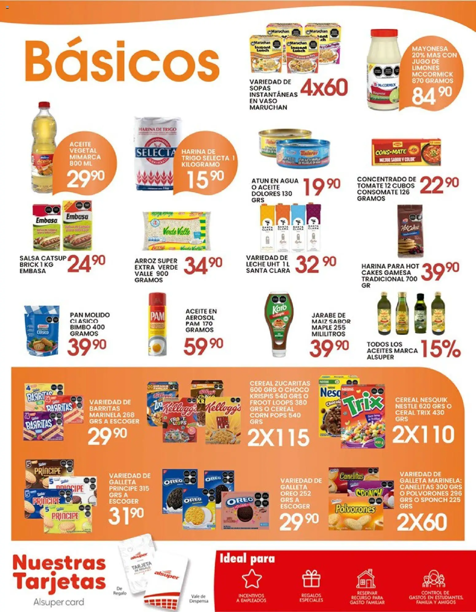 Nuevas ofertas de Alsuper válidas en toda la República Mexicana desde el 24/04/2026. ¡Encuentra las mejores ofertas en Alsuper folleto Calera! | Página: 6 | Productos: Pan molido, Leche, Aceite, Catsup