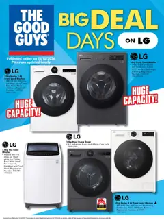 Preview of The Good Guys Big Deal Days - valid from 15/10/2026