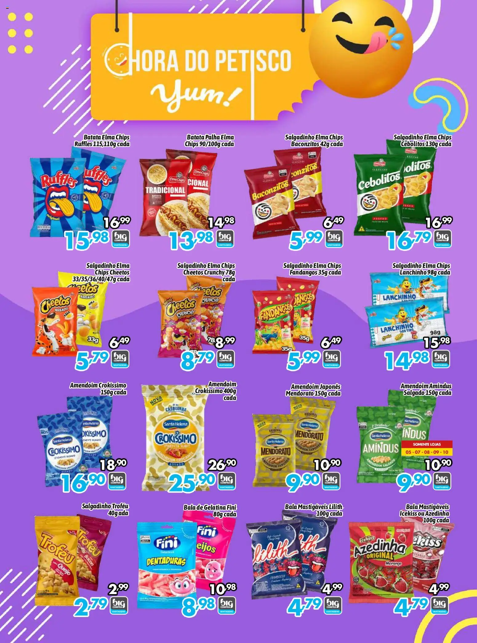 Big Compra Folheto - válido de 07.05.2026 | Página: 12 | Produtos: Elma Chips, Queijo, Cheetos, Batata palha
