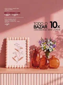 Bistek Supermercados ofertas Sensações Casa e Decoração - Pré-Visualização do folheto da loja Bistek Supermercados, válido de 02/09/2026 | Página: 6 | Produtos: Porta, Vaso, Creme
