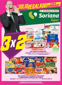 Vista previa de Soriana Julio Regalado Súper Nacional, nuevo folleto de la tienda, válido en México a partir del 24/07/2026