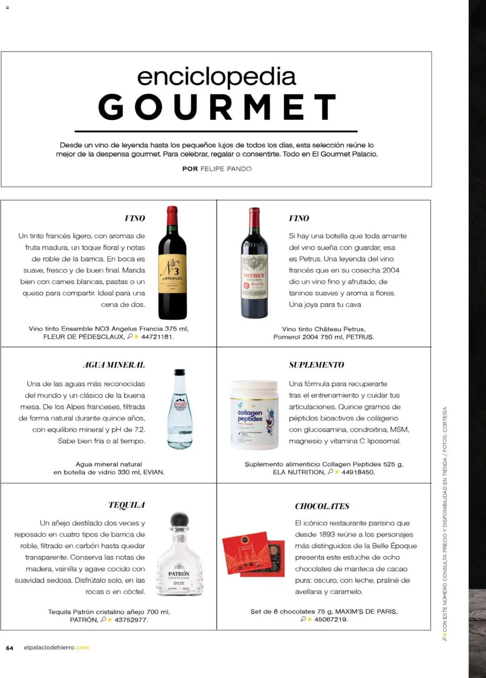 Nuevas ofertas de Palacio De Hierro válidas en toda la República Mexicana desde el 01/08/2026. ¡Encuentra las mejores ofertas en Palacio De Hierro catálogo! | Página: 67 | Productos: Queso, Tequila, Botella, Despensa