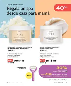Vista previa de JAFRA catálogo, nuevo folleto de la tienda, válido en México a partir del 01.04.2026 | Página: 35 | Productos: Sal, Crema, Body, Crema corporal