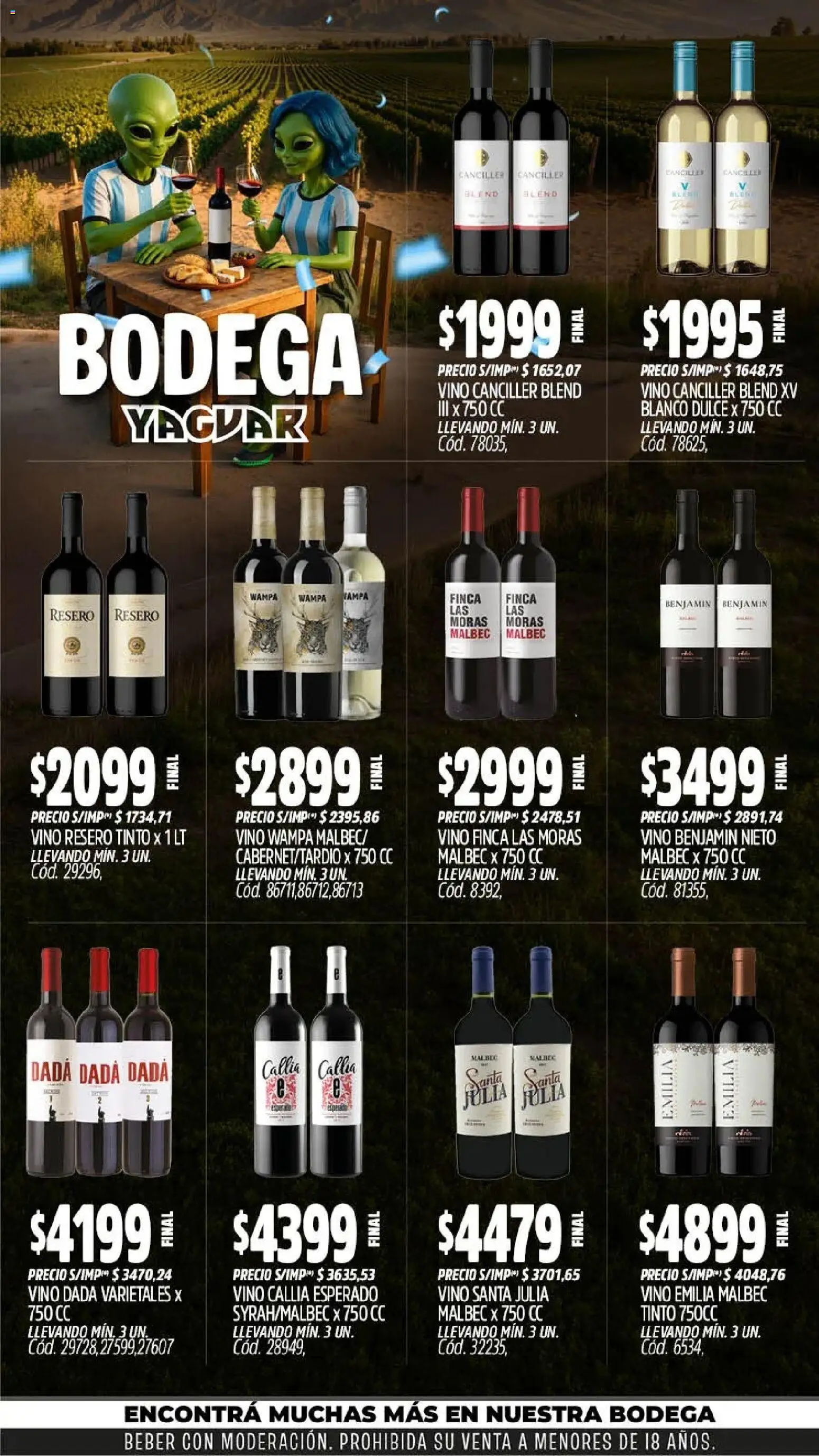Yaguar - Oferta Semanal Mendoza │ válido desde el 13/07/2026 | Página: 5 | Productos: Vino
