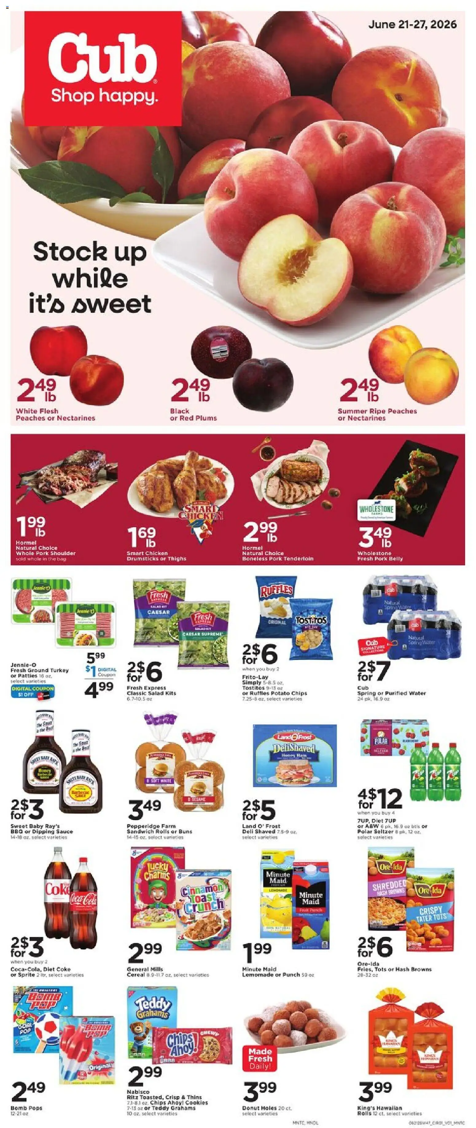 Cub Foods Weekly Ad - MN - valid from 21.06.2026 | Page: 1