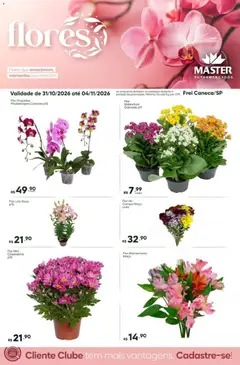 Master ofertas Flores - Pré-Visualização do folheto da loja Master, válido de 31/10/2026