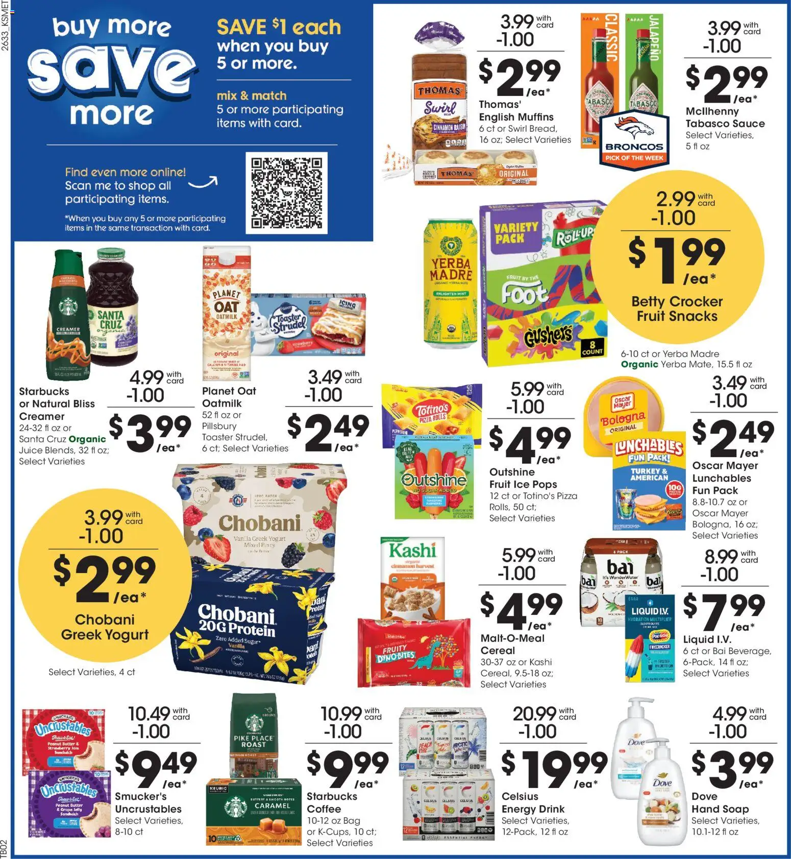King Soopers Weekly Ad - valid from 09/16/2026 | Page: 2 | Products: Fruit, Sauce, Greek yogurt, Energy drink