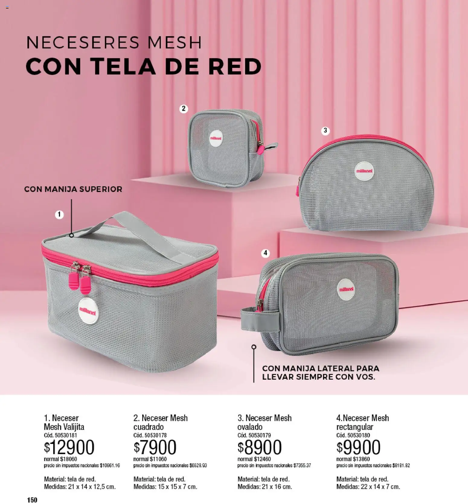 Millanel - Catálogo │ válido desde el 17/08/2026 | Página: 150 | Productos: Neceser