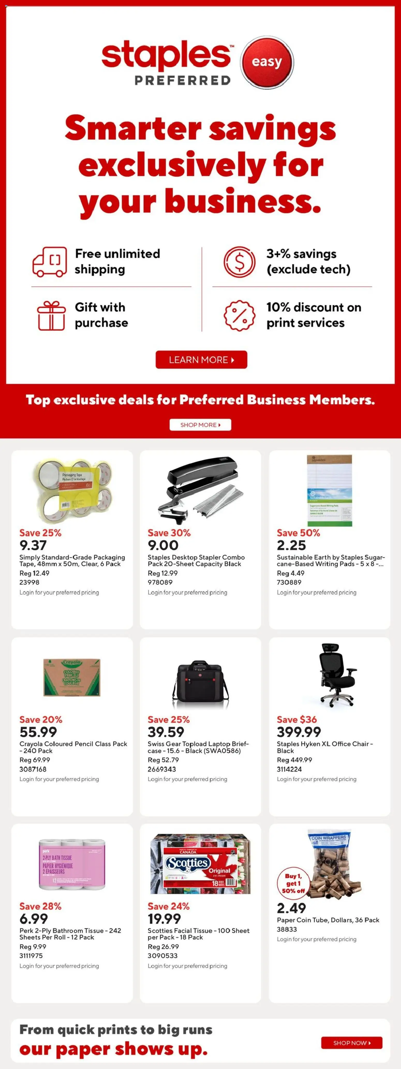 Staples flyer valid from Sep 18, 2026 | Page: 12