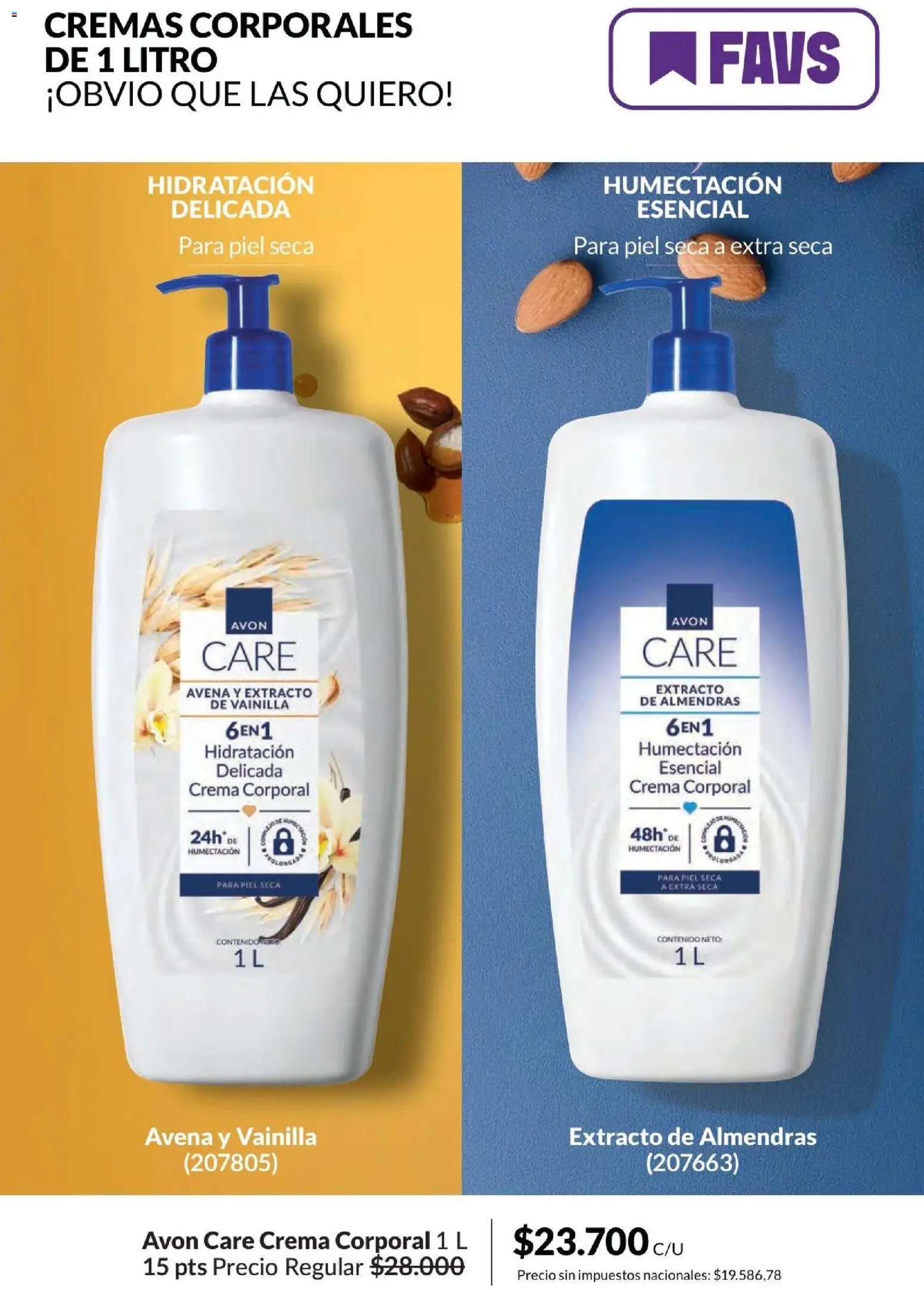 Avon -  Campaña 6/2026 │ válido desde el 01.06.2026 | Página: 155 | Productos: Almendras, Avena, Crema