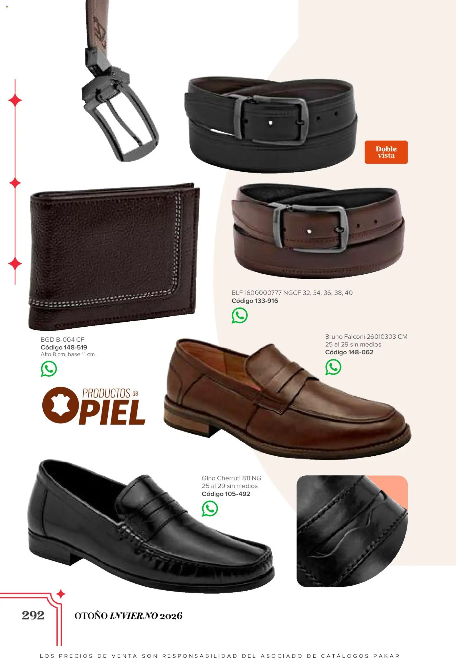 Nuevas ofertas de SC Pakar válidas en toda la República Mexicana desde el 31/07/2026. ¡Encuentra las mejores ofertas en SC Pakar catálogo Hombre! | Página: 292