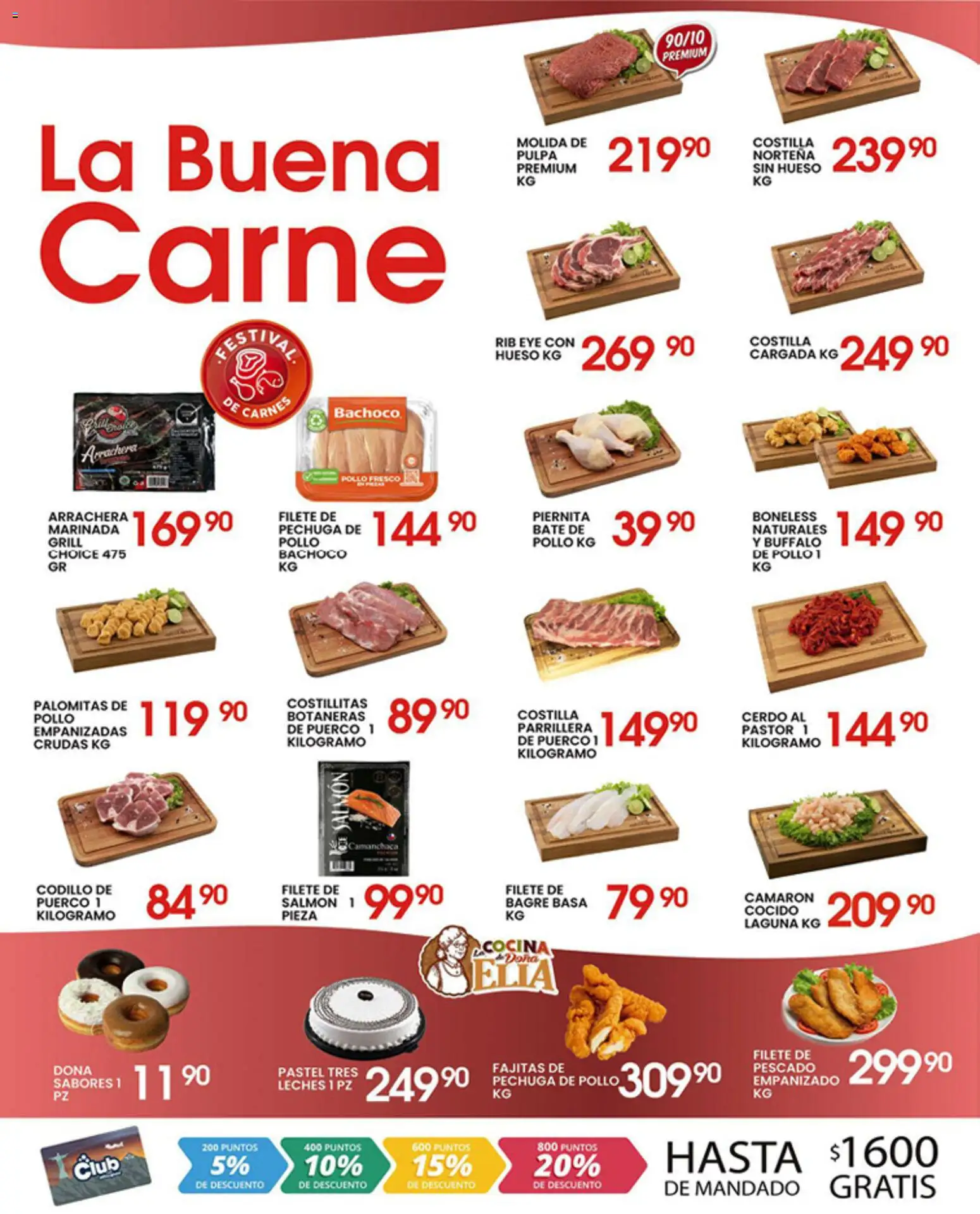 Nuevas ofertas de Alsuper válidas en toda la República Mexicana desde el 10.04.2026. ¡Encuentra las mejores ofertas en Alsuper folleto Laguna! | Página: 2 | Productos: Pollo, Pastel, Cerdo, Cocina