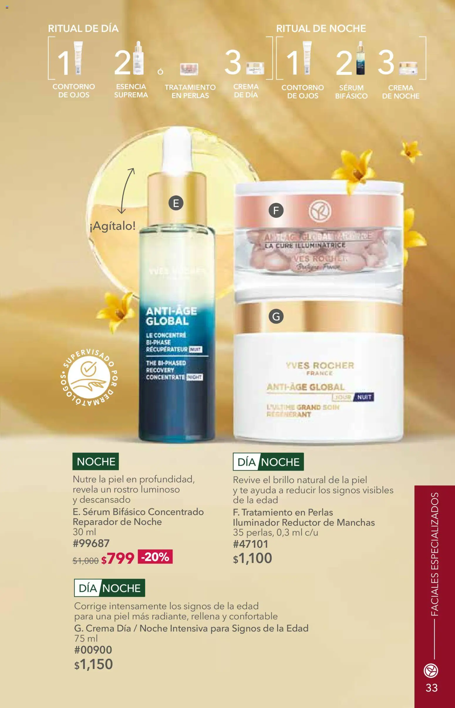 Nuevas ofertas de Yves Rocher válidas en toda la República Mexicana desde el 02/06/2026. ¡Encuentra las mejores ofertas en Yves Rocher campaña 8 2026! | Página: 33 | Productos: Iluminador, Contorno de ojos, Contorno, Té