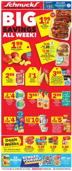 Preview of Schnucks weekly ads valid from 07/22/2026