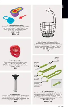 Preview of Avon weekly ads valid from 07/01/2026 | Page: 159 | Products: Basket, Pineapple, Melon, Slicer