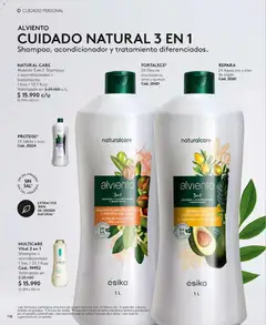 Catálogo Ésika Campaña 11 válido desde el 14.06.2026 | Página: 118 | Productos: Sal, Oliva, Acondicionador, Shampoo
