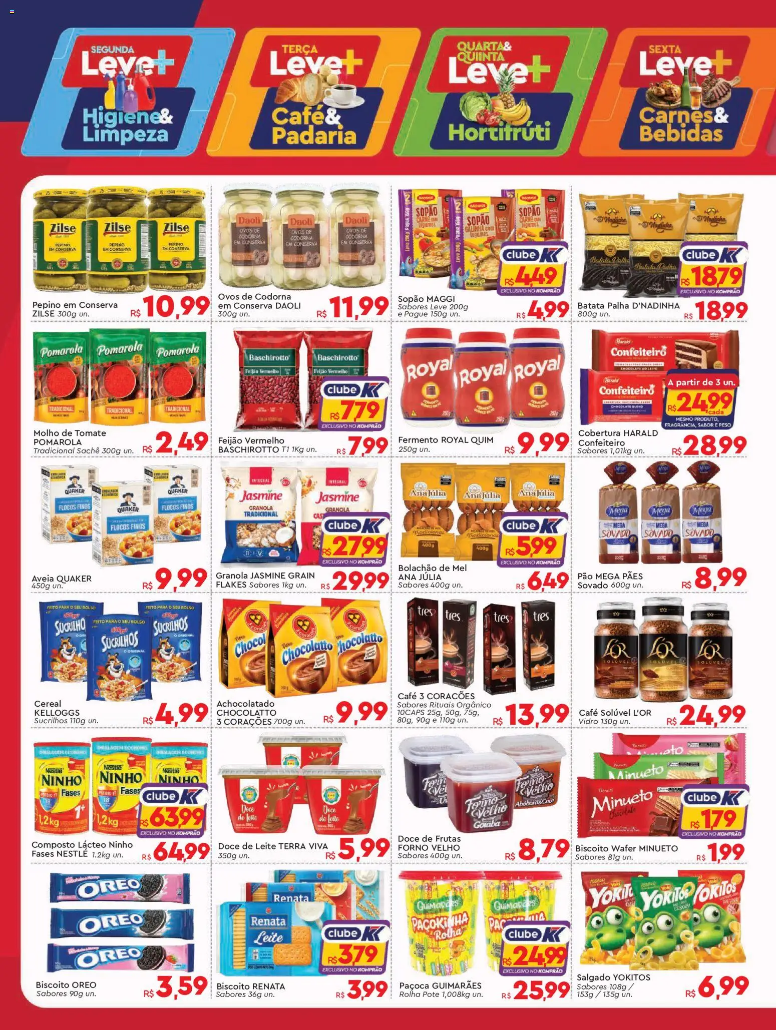 Komprao Atacadista Folheto - válido de 10/08/2026 | Página: 2 | Produtos: Ovos, Carne, Batata palha, Café solúvel