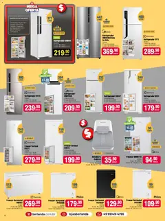 Berlanda - Ofertas atuais - Pré-Visualização do folheto da loja Berlanda, válido de 01/10/2026 | Página: 18 | Produtos: Refrigerador, Iluminação, Bebedouro, Freezer vertical