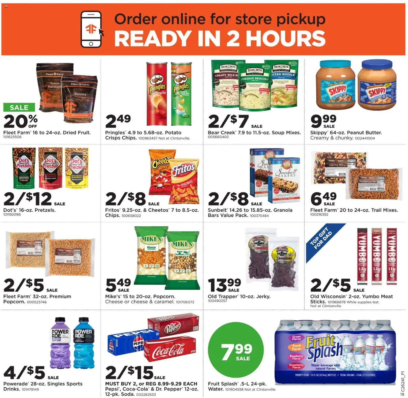 Mills Fleet Farm Weekly Ad - valid from 08.06.2026 | Page: 25 | Products: Broccoli, Beef, Cream, Peach