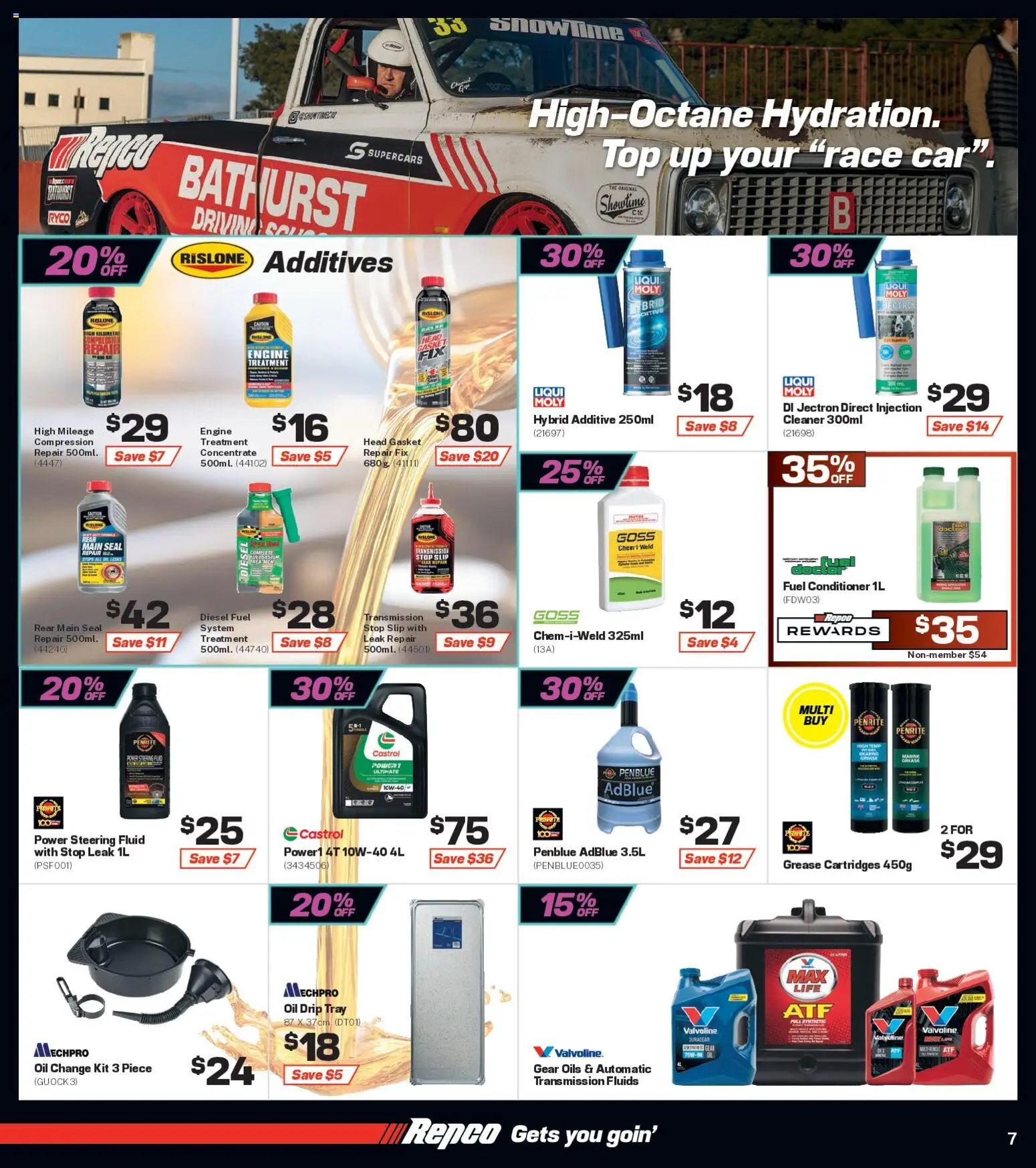 Repco catalogue - valid from 09/09/2026 | Page: 7 | Products: Compression, Cleaner, Slip, Treatment