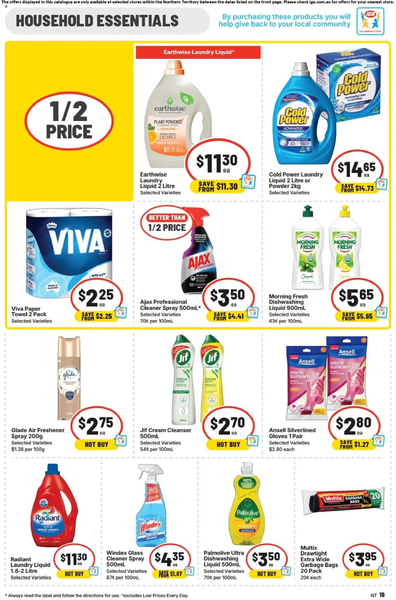 IGA catalogue - valid from 17.06.2026 | Page: 15 | Products: Powder, Cleaner, Plant, Air freshener