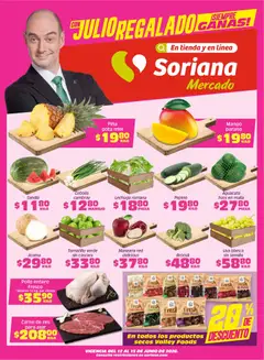 Vista previa de Soriana Fin de Semana Mercado: Saltillo y Torreón, nuevo folleto de la tienda, válido en México a partir del 12.06.2026