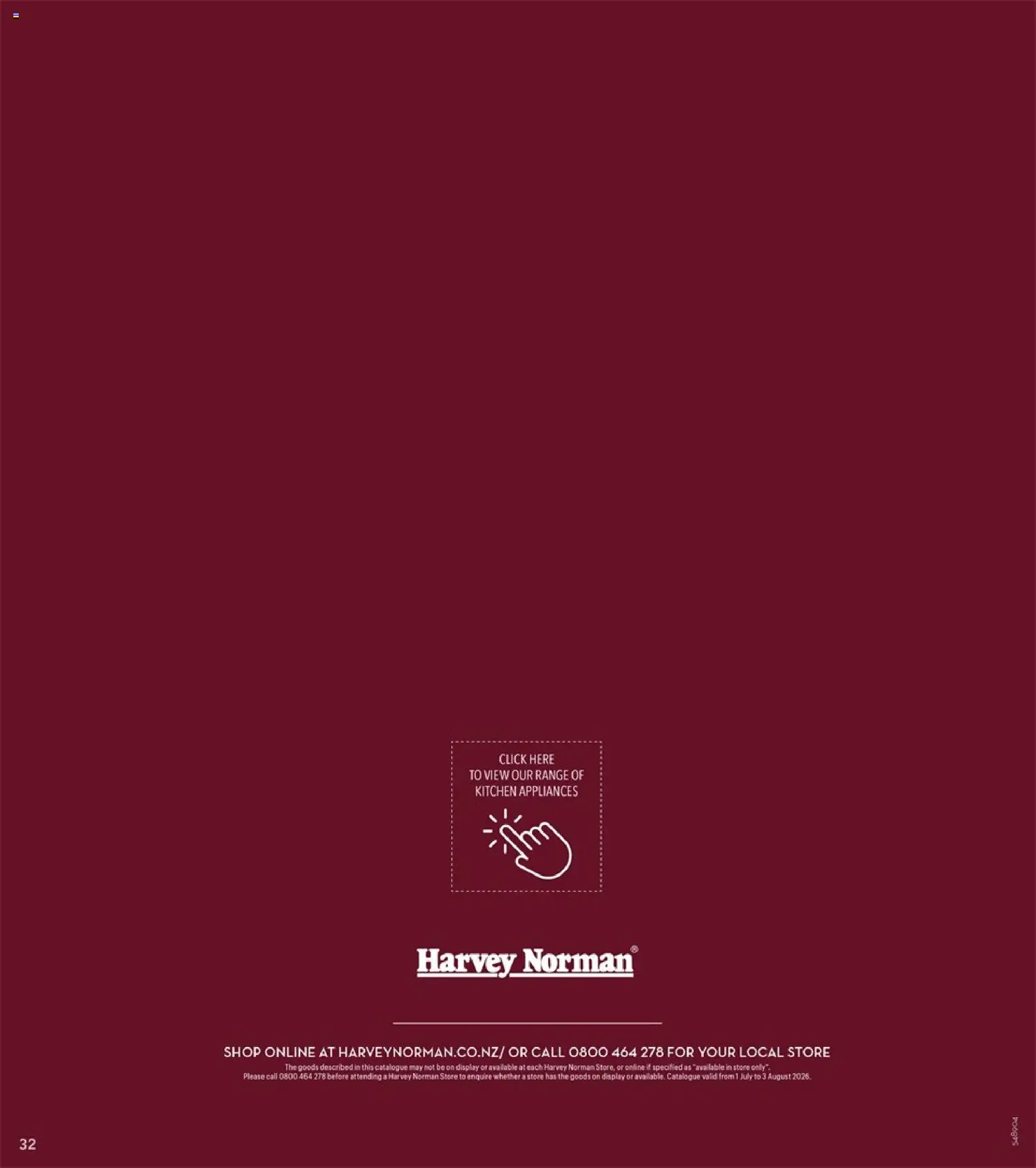Harvey Norman catalogue from 1 Jul 2026 | Page: 32