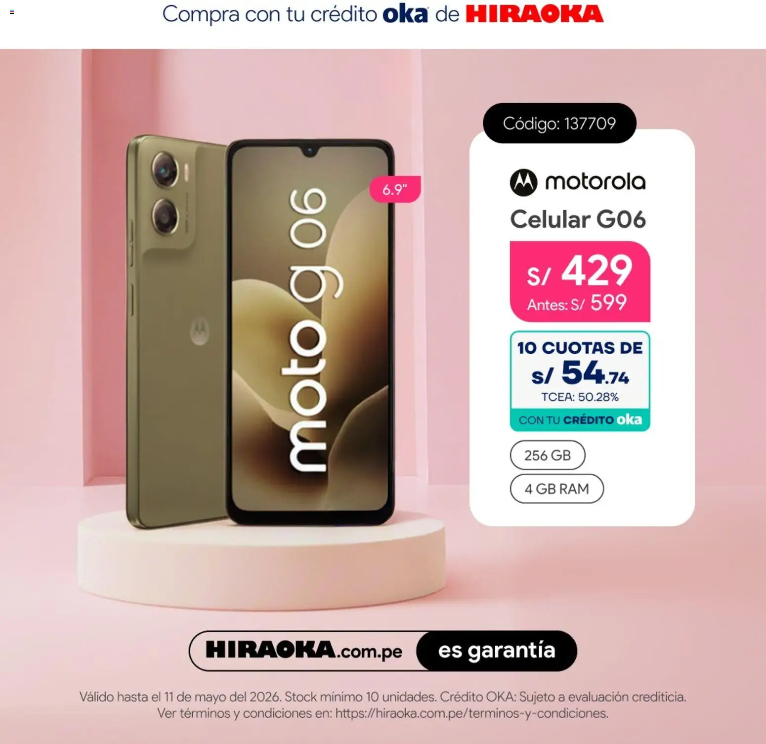 Catálogo Hiraoka válido desde 07.05.2026 | Página: 2 | Productos: Celular
