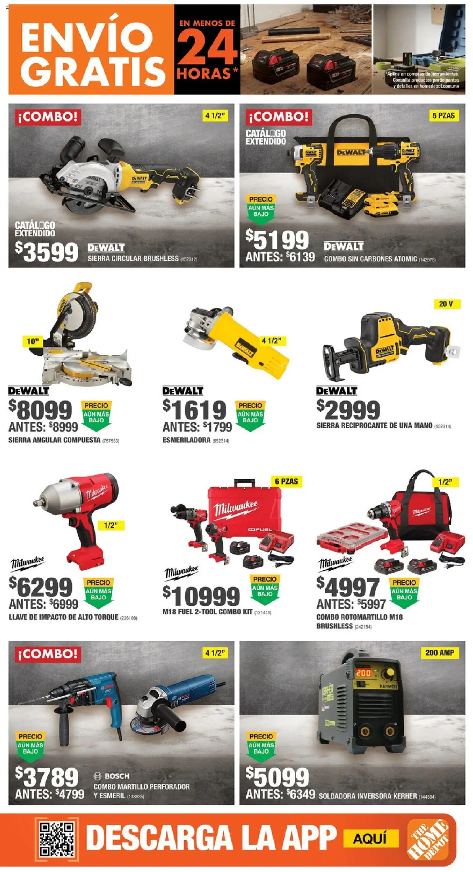 Nuevas ofertas de Home Depot válidas en toda la República Mexicana desde el 01/10/2026. ¡Encuentra las mejores ofertas en Home Depot catálogo! | Página: 12