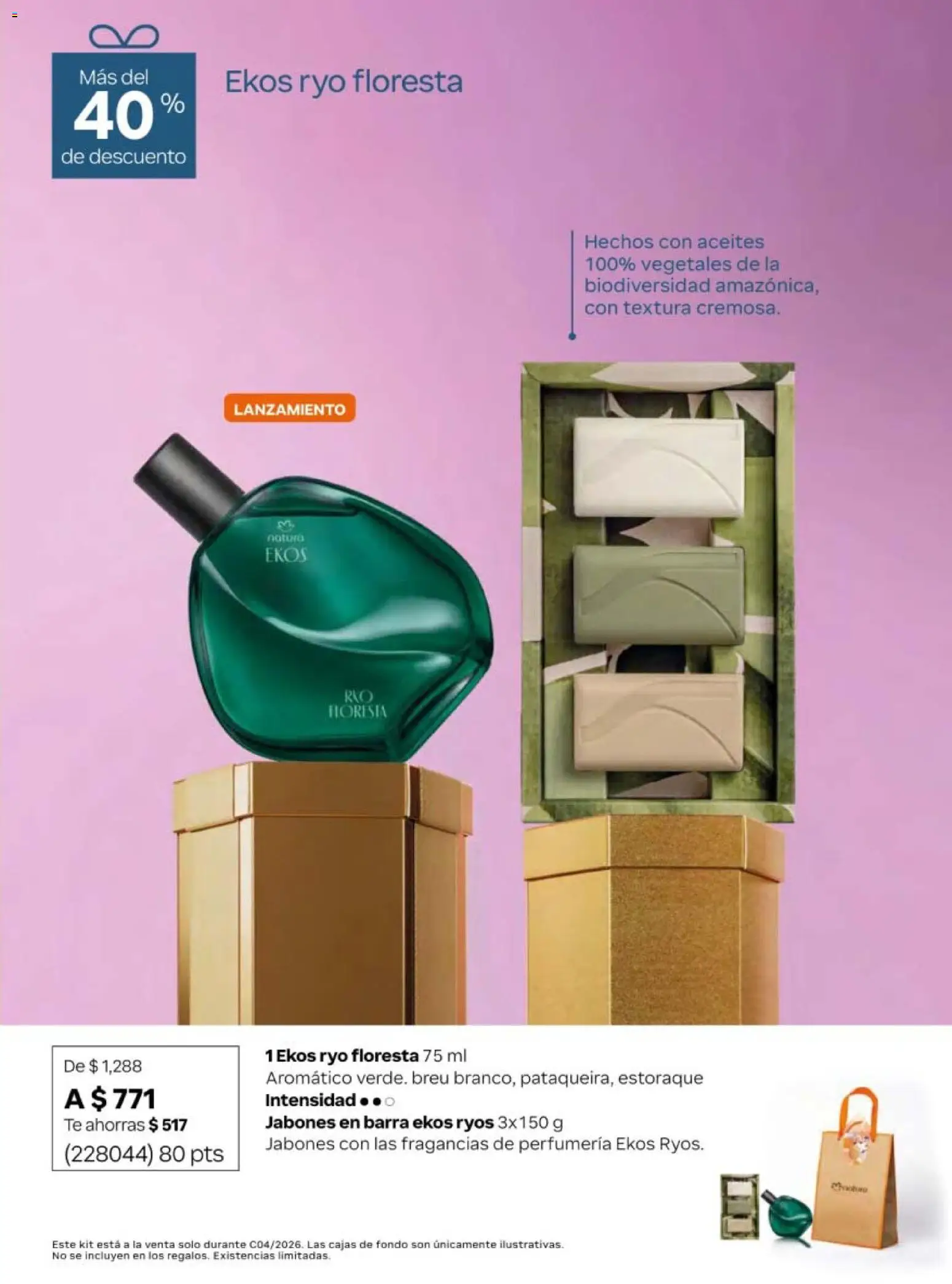 Nuevas ofertas de Natura válidas en toda la República Mexicana desde el 20/02/2026. ¡Encuentra las mejores ofertas en Natura campaña 4 2026! | Página: 11 | Productos: Barra, Té