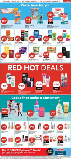 Preview of Shoppers weekly flyer / circulaire from shop Shoppers valid from Aug 22, 2026 | Page: 9