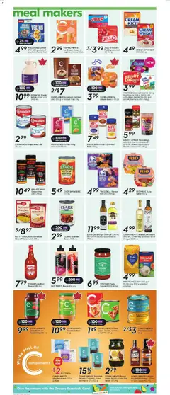 Preview of Sobeys weekly flyer / circulaire from shop Sobeys valid from Jul 9, 2026 | Page: 11 | Products: Potatoes, Milk, Butter, Wine