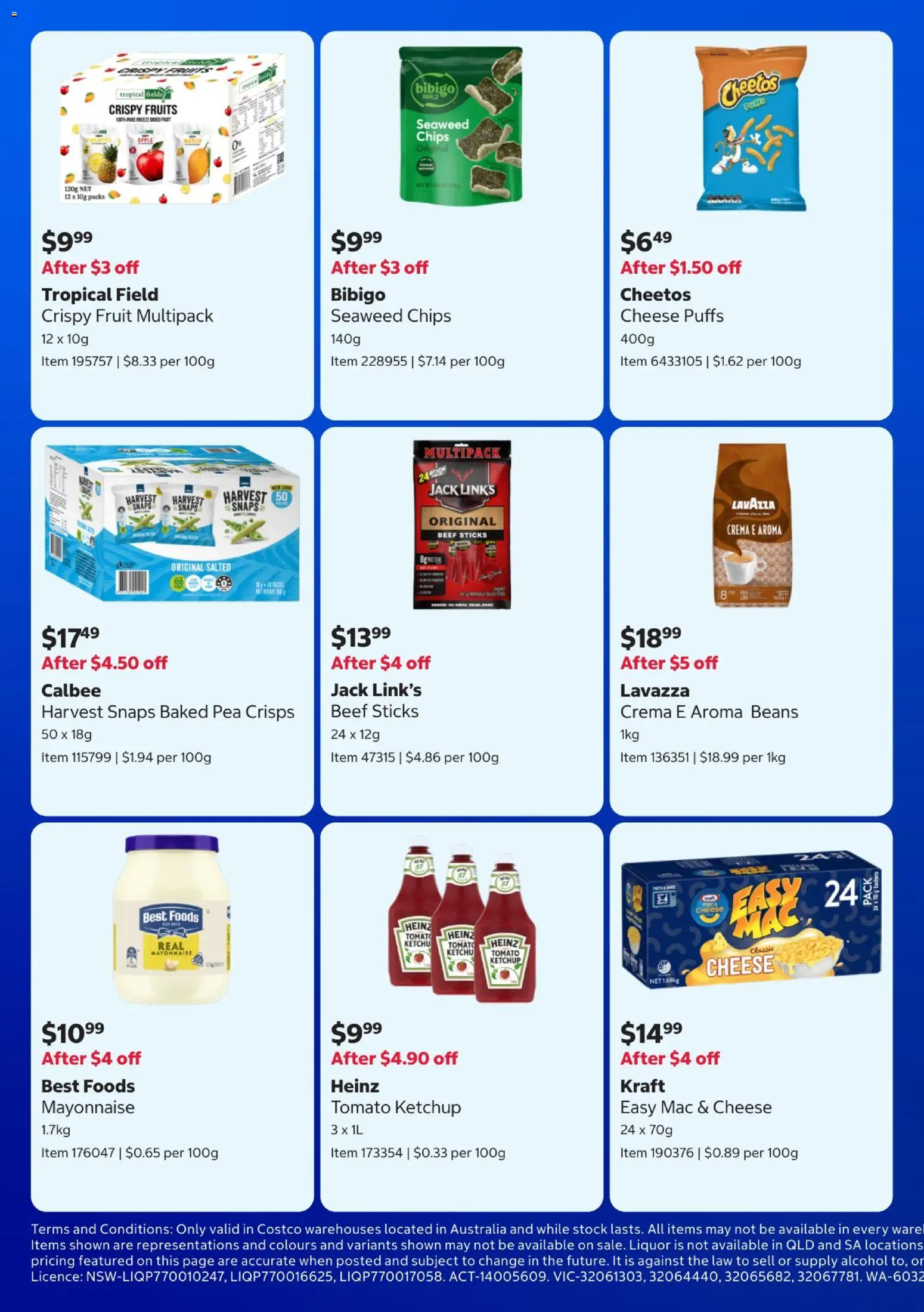Costco catalogue - valid from 13.04.2026 | Page: 8 | Products: Chips, Ketchup, Fruits, Pea
